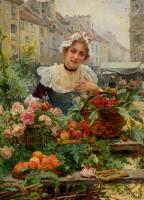 Schryver, Louis Marie de - The Flower Seller